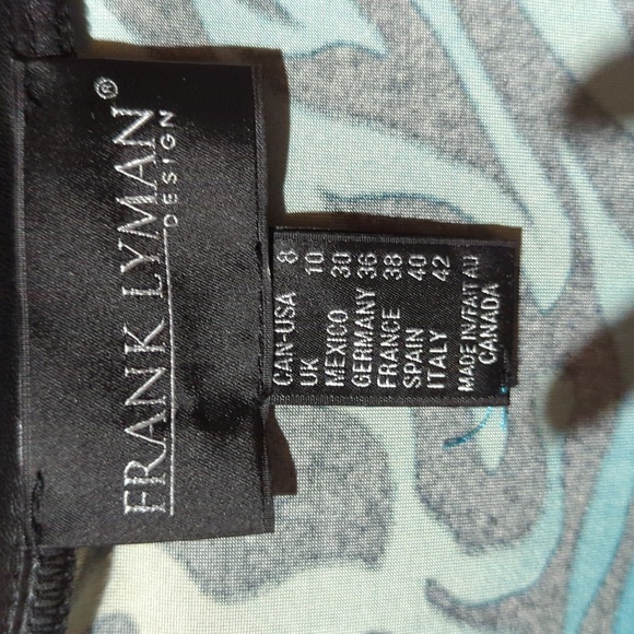 FRANK LYMAN animal print wrap top - Picture 3 of 7